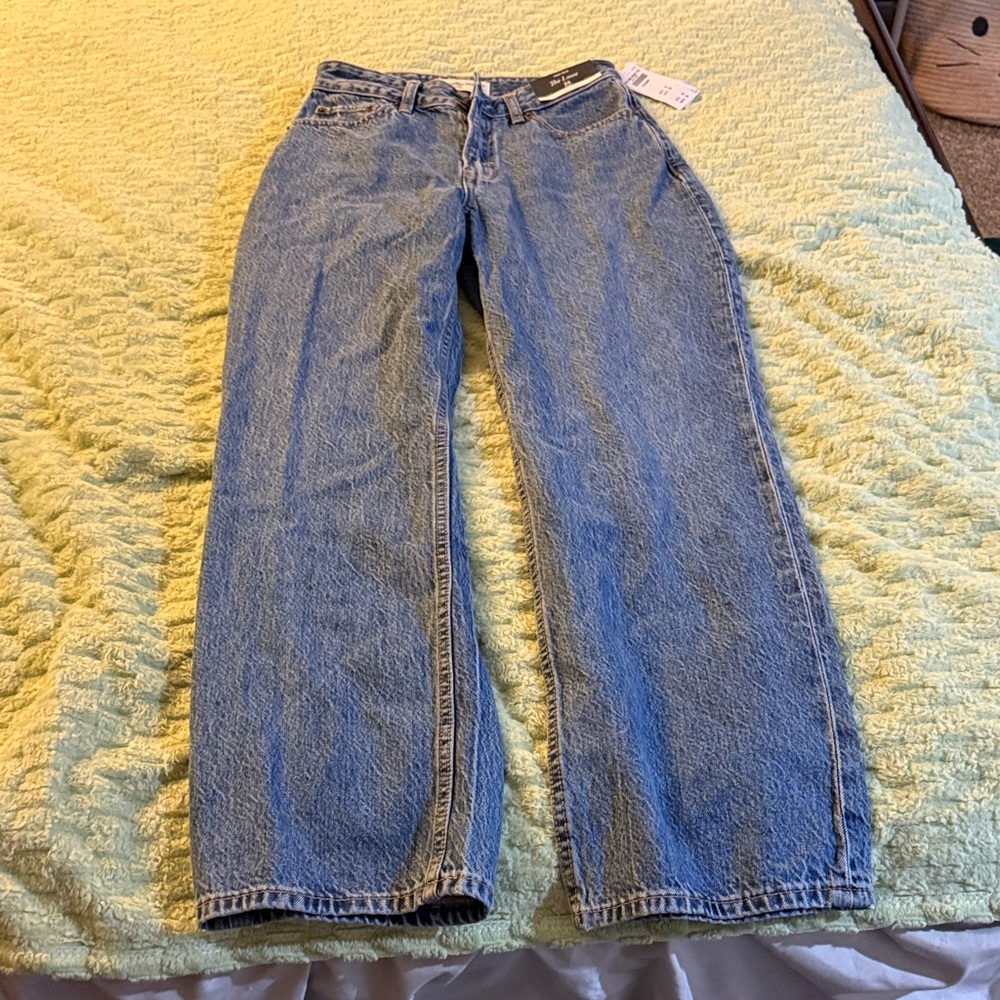 Abercrombie & Fitch High Rise Jeans in Blue